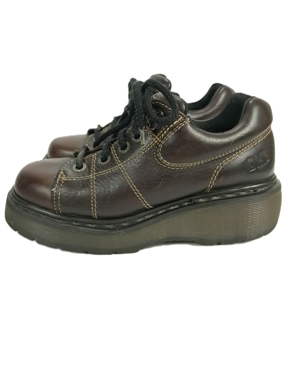 Vintage Dr Martens 8678 Shoes UK 5, US Men 6, US Women 7 Brown Leather Platform